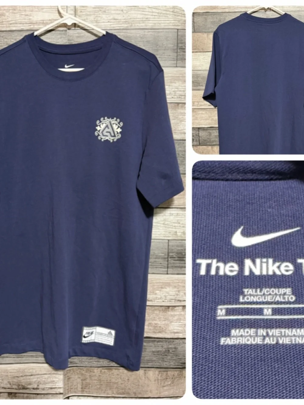 Nike The Nike Tee 'Freak' Giannis Antetokounmpo T-Shirt Men’s M Tall Blue